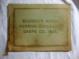 Souvenir Album Perron Boulevard Gaspe Co., Quebec  