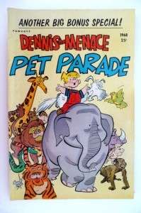 Dennis the Menace, Comic Book, Pet Parade,1968 VeryFine  