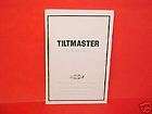 1986 CHEVROLET W 4 TILTMASTER OWNERS MANUAL GUIDE 86