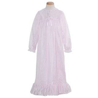 Laura Dare Toddler Little Girls 2T 14 Pink Classic Nightgown Cover Up