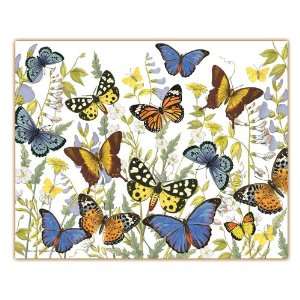  Counter Art Butterflies Glass Cutting Board: Kitchen 