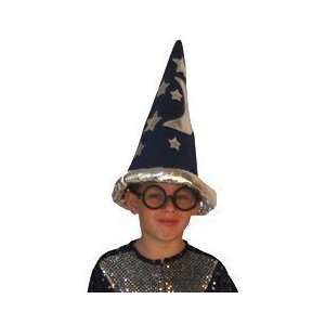 Magician Costume Dressup Wizard Cone Hat Glasses Lot 6 