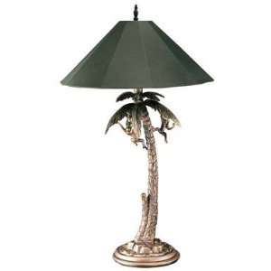  Frederick Cooper Swaying Palm Tree with Monkeys Table Lamp 