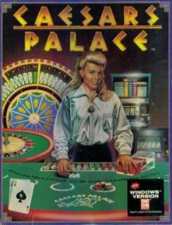 Caesars Palace + Manual PC gambling card slots game 3.5  
