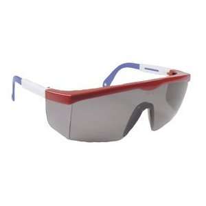  Shark Safety Glasses Anti Fog Smoke Lens with Red, White 