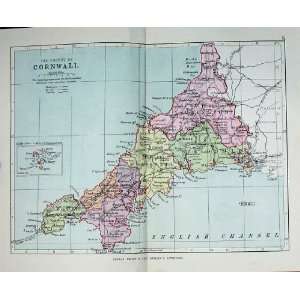  PhilipS Maps England 1888 Cornwall Scilly Lands End