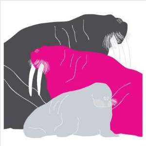  Animal   Walrus Stretched Wall Art Size: 28 x 28, Color 