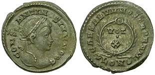 Constantine II, 22 May 337   March or April 340 A.D.