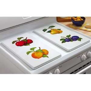  Set of 2 Fruit Print Stove Top Burner Covers: Everything 