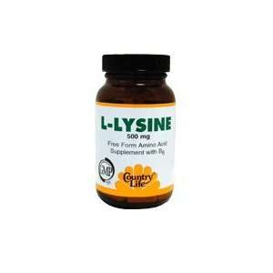 Country Life   L Lysine with B 6   500 mg   100 capsules