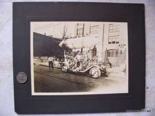 FLOWER FLORAL PARADE 1910 SELDEN CAR ANTIQUE PHOTO  