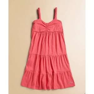  Juicy Couture Pink Splash Braided Jersey Dress (Size 12 