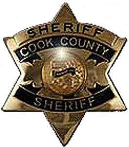 Sport shirt Cook County Sheriff star logo all size  