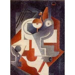   Juan Gris   24 x 34 inches   Newspaper, Glass and P