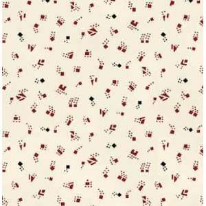  BH7591 2 Heirloom Shirtings by Blue Hill, Mini Red and 