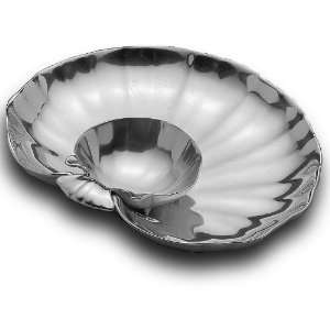  Wilton Armetale Shell Hors doeuvre Server, Small. Size 9 