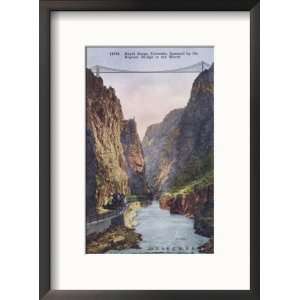  The Railway Bridge Over the Royal Gorge Colorado Framed 