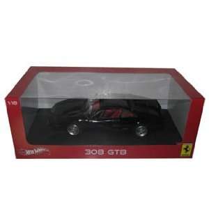  Ferrari 308 GTB Black 1/18 Hotwheels V8378: Toys & Games