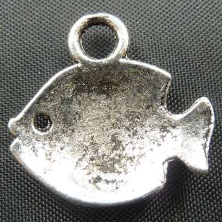 Free Shipping 15pcs tibetan silver fish Charms 19x18mm  