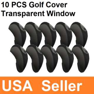 10PCS Golf Club Iron Window Head Cover Brand NEW Golf cover Iron 
