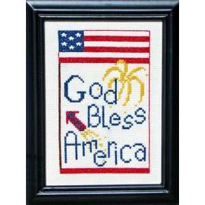  God Bless America   Cross Stitch Pattern Arts, Crafts 