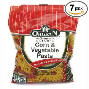 OrgraN Corn and Vegitable Pasta, 8.8 Ounce Packages (Pack of 7)