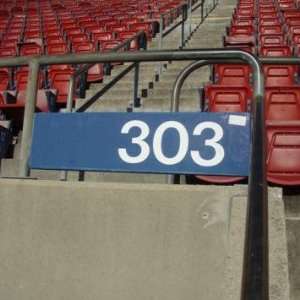  Giants Stadium 304 Section Signs  Blue: Sports 