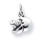 Sterling Silver Baby Turtle In Egg Charm