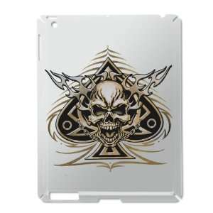 iPad 2 Case Silver of Skull Spade Chains 