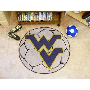  West Virginia University Soccer Ball Rug Electronics