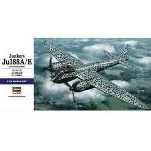  Junkers Ju188A/E Luftwaffe Bomber 1 72 Hasegawa Toys 