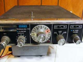 Vintage SBE Sidebander II 23 Channel AM/SSB Mobile CB Radio with X 