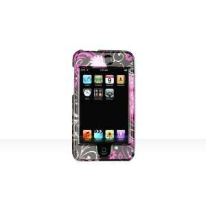  iPod Touch 2nd Generation Crystal Case Pink Butterfly 