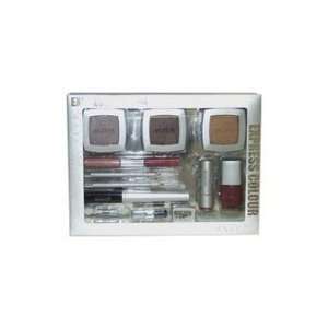   Eyeliner, Lipstick, Applicator (x 3), Nail Polish, Sharpener, Mascara