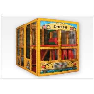   : Sport Play 902 796 Tot Town Contained Play School Bus: Toys & Games