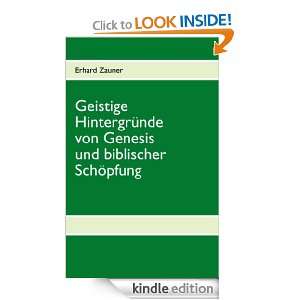   Hintergründe von Genesis und biblischer Schöpfung (German Edition