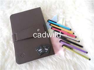 BROWN PU LEATHER CASE FITS SAMSUNG GALAXY TAB 7 Tablet PC & £6 