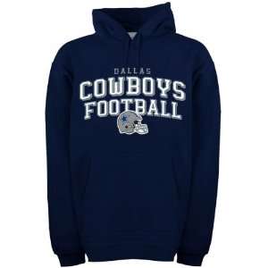  Dallas Cowboys Top Division Navy Fleece Hooded Sweatshirt 