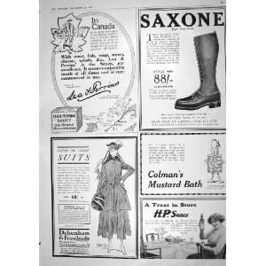  1916 Advertisement Lea Perrins Saxone Debenham Freebody 
