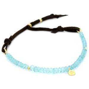  Satya Jewelry Peaceful Waves Yellow Gold Bracelet 