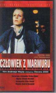 CZLOWIEK Z MARMURU 1976 (VHS tape) NTSC Polish Polski  
