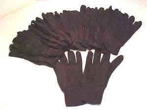 BROWN JERSEY WORK GLOVES MENS ONE SIZE FITS ALL  