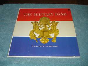 the military band,a salute to the services,USAF,USA,USN,USMC,nr  