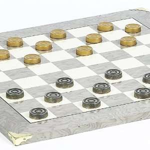   Checkers Board from Spain & Bella Gina Checkers Toys & Games