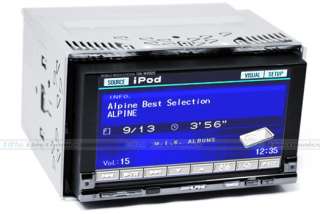 ALPINE IVA W202E DOUBLE DIN CAR DVD STEREO IPOD PLAYER  