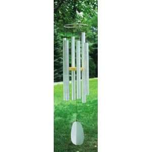  Chimes of King David Silver Wind Chimes Patio, Lawn 