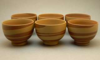 14 piece Vintage Tea Sake Cup Pots Set Handmade Pottery  