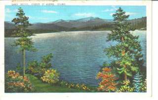 Lake Scene Coeur DAlene Idaho postcard!  
