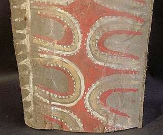 MENS CEREMONIAL HOUSE PAINTED ROOF PANEL PAPUA NEW GUINEA  