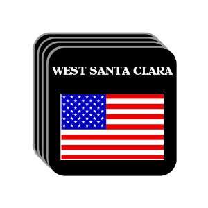  US Flag   West Santa Clara, California (CA) Set of 4 Mini 